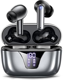 ZIUTY Earbuds Bluetooth 5.3 Headphones 50H Playtime Deep Bass Stereo Ear Buds with Mic IPX7