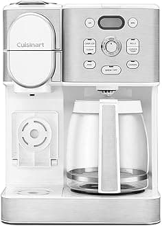 Cuisinart Center Combo Brewer Coffee Maker, White