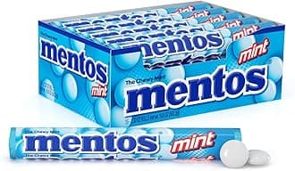 Mentos The Chewy Mint Candy - Mint Flavor 1.32oz Rolls - 15 Rolls