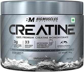 Creatine Powder [100 Grams, 33 Servings] | Micronized Creatine Monohydrate to Support Lean Muscle Repair & Recovery | Increase Strength and Athletic Performance