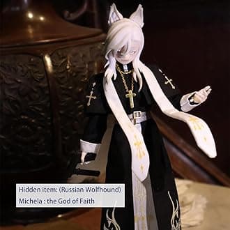 GNATAPIAY 1/12 BJD Dolls Blind Box,Kawaii MJD BJD Dolls The Past in Sicily Series 1/12 Ball Jointed Doll Collectable Action Figure Posable Dress Up Doll for Girls Birthday Party Gift Toys