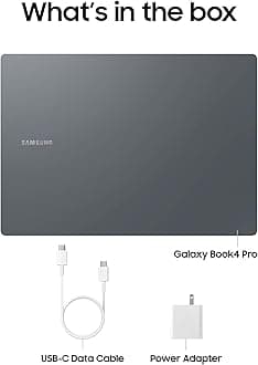 SAMSUNG 16' Galaxy Book4 Pro Laptop PC Computer, Intel Core 7 Ultra Processor 1TB, 3K AMOLED (2880 x 1800) Touchscreen, Advanced Security, 2024 Model, NP960XGK-KG1US, Moonstone Gray