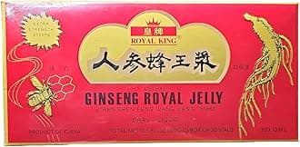 Royal King Deluxe Ginseng Royal Jelly Oral Liquid 60 Vials