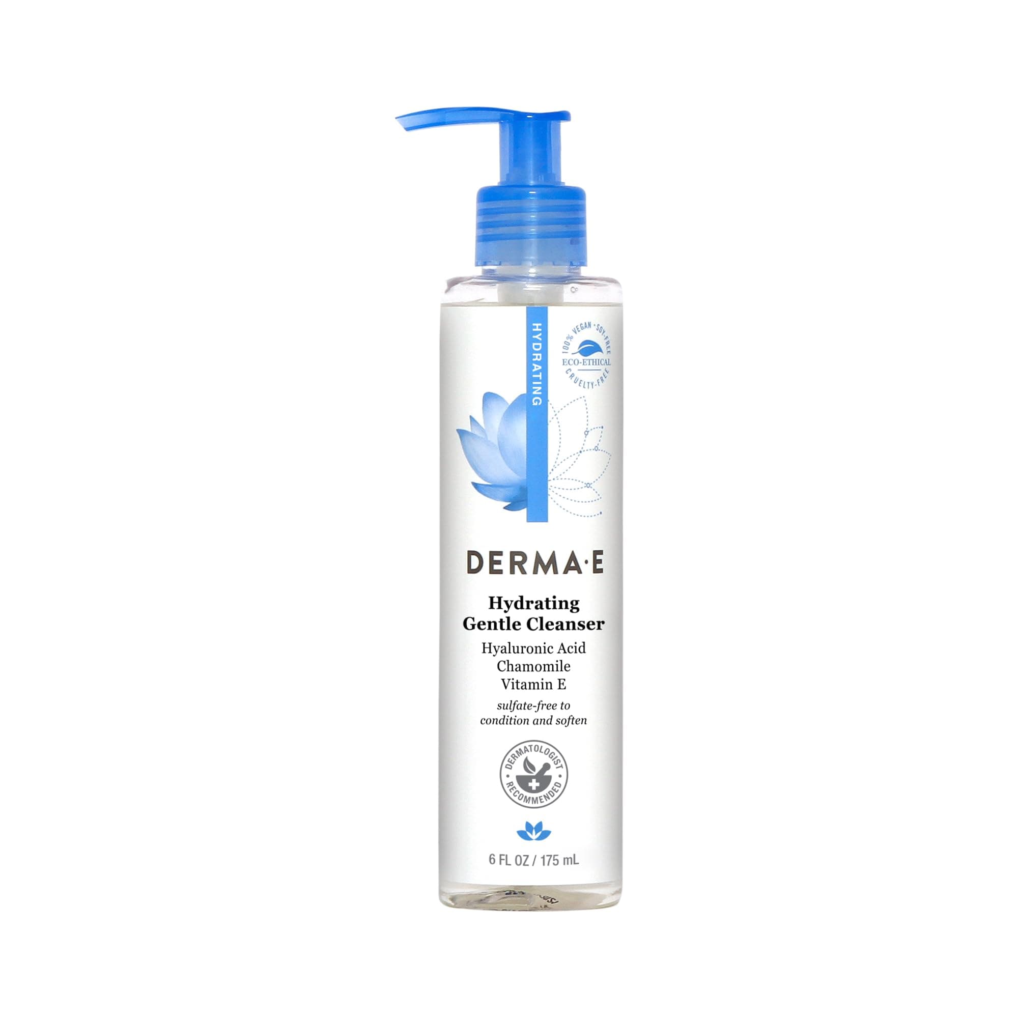 DERMA E Hyaluronic Hydrating Cleanser 6oz