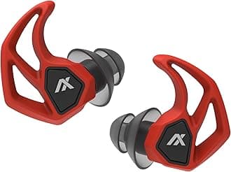 AXIL X30i Noise Reduction Ear Plugs - Blaze - Hear-Through Mode Hearing Protection for Concerts, Live Events, Shooting, Sports - 25dB Reusable Foam and Silicone Eartips with Carrying Case