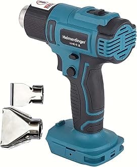 Portable Cordless Heat Gun for Makita 18V Battery- Max 1202°F Variable Temperature Control,Hot Air Gun for Crafts, Shrink Tubing and Vinyl Wrap