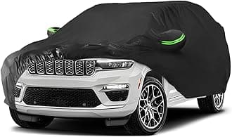 Proadsy Car Cover Compatible with Jeep Grand Cherokee 2016-2023 6 Layers 210T Windproof All Weather Waterproof Sun Rain UV Dust Snow Protection Outdoor Covers