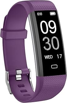 Stiive Fitness Tracker with Heart Rate Sleep Monitor, Daily IP68 Waterproof Activity Tracker with Pedometer Watch, Health Tracker Calories & Step Counter, Fitness Watch for Women Men