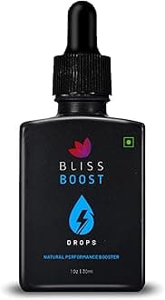 Bliss Welness Boost Drops | Energy Focus Freshness supplement | For Atheletes Gym Goers Business Men & Women Students & Home Makers Natural Performance supplement Health Supplement - 60 Serves