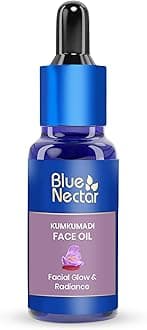 Blue Nectar Kumkumadi Oil for Face, Ayurvedic Saffron Face Serum for Women & Men | Collagen & Anti Aging Serum for Mature Skin | Anti Wrinkle Facial Oil (26 Herbs, 30ml)