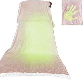 Thermochromic Heat Reactive Fabric Temperature-Sensitive Color-Changing Cloth Ideal for DIY Home & Commercial Use in Garments, Crafts, Curtains, Tablecloths (Light Brown to Green)