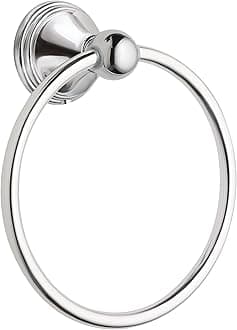 Moen DN8486CH Preston Bathroom Towel Ring, Chrome