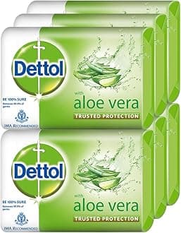 Dettol Soap - 100 g (Pack of 6, Aloe Vera)