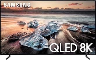 SAMSUNG QN75Q900RBFXZA Flat 75-Inch QLED 8K Q900 Series Ultra HD Smart TV with HDR and Alexa Compatibility (2019 Model)