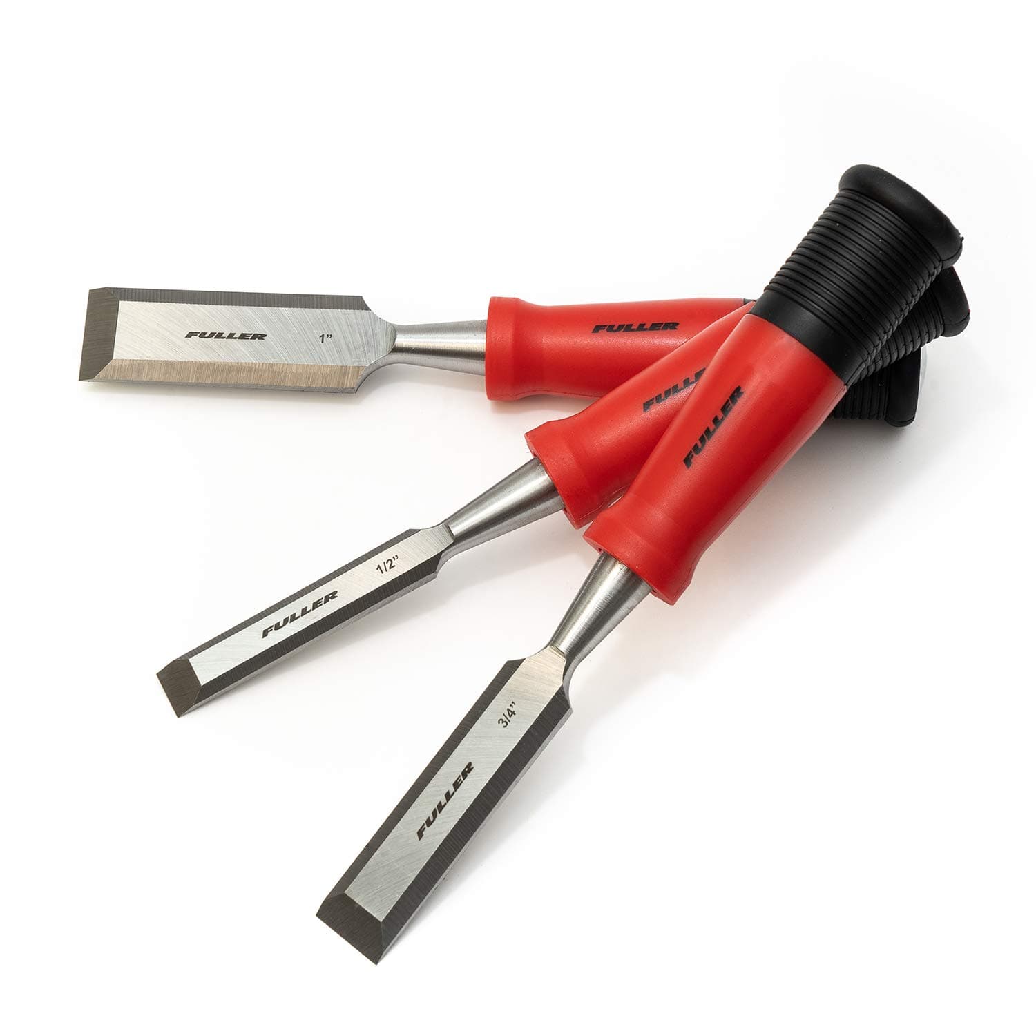 Fuller Tool 301-1003 3-Piece Wood Chisel Set