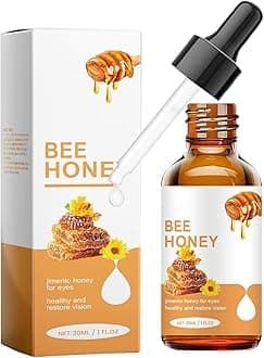 Jimerito Bee Honey serumm For Eye - 30ML Honey Eye Drops | Ee Honey Eye serumm Drops | Honey For Eyes | Eyedrops Pure & Natural Eye Care To Help Moisturize And Relieve Eyes For Dry, Irritated Eyes