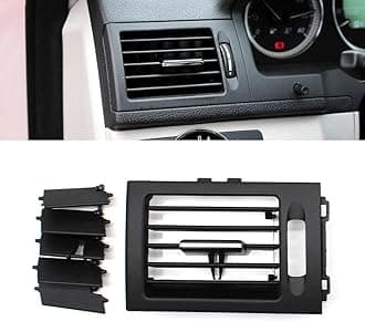 Front Left Air Conditioning Cover Dashboard AC Vent Grille Panel Replacement Trim Compatible With Mercedes Benz W204 C Class 180 200 220 230 260 300 350 2048300854, 2008-2011 (Black Left)