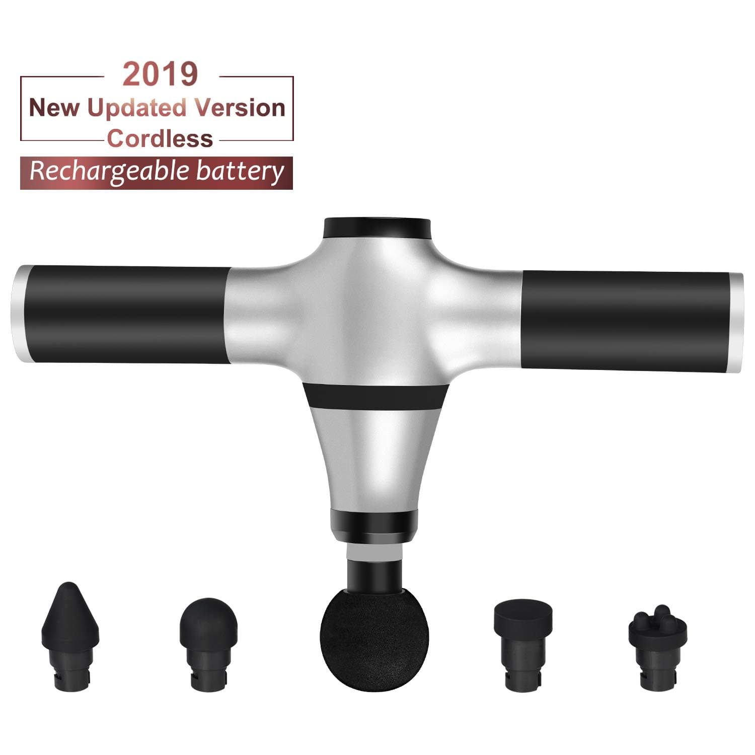 Muscle Massage Gun Portable Professional Percussive Therapy Device Handheld Deep Tissue Massaging Machine Waterproof Carrying Case Personal Massage Drill Gun Relief Pain, Recovery, Enhance Energy