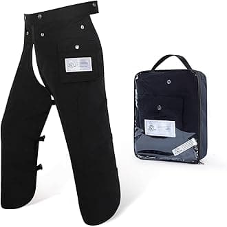 Chainsaw Chaps Apron 8-Layer Wrap for Men/Women Loggers Forest Workers Protective Chain Saw Pants Adjustable