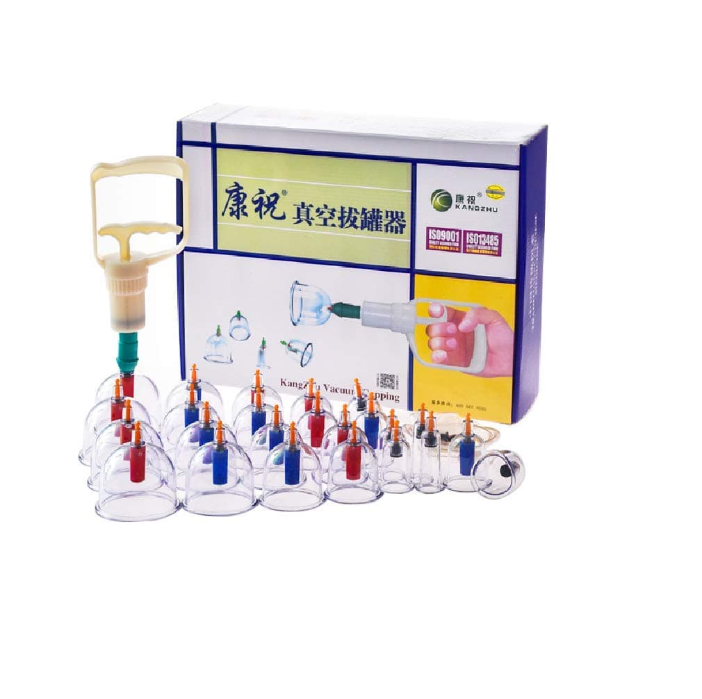 24-Cup Biomagnetic Chinese Cupping Therapy Set