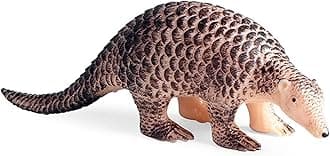 SUPER TOY Realistic Pangolin Animal Figure Toy Set for Boys and Girls, Educational Cold Blooded Soft Animal Set Props Prank Toy Lifelike Animal Replica