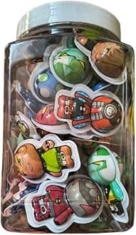 3D Bursting Eyeball Jelly Candy | Halloween Mix Shaped Gummy Balls | Cartoon Candies - 60 Count