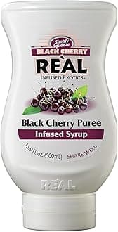 Re’al Syrup | Black Cherry Puree Infused Fruit Syrup | Made with Real Fruit |...