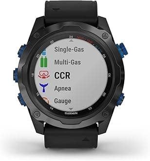 Descent Mk2i, Watch-Style Dive Computer with Air Integration, Multisport Training/Smart Features, Titanium with Black Band