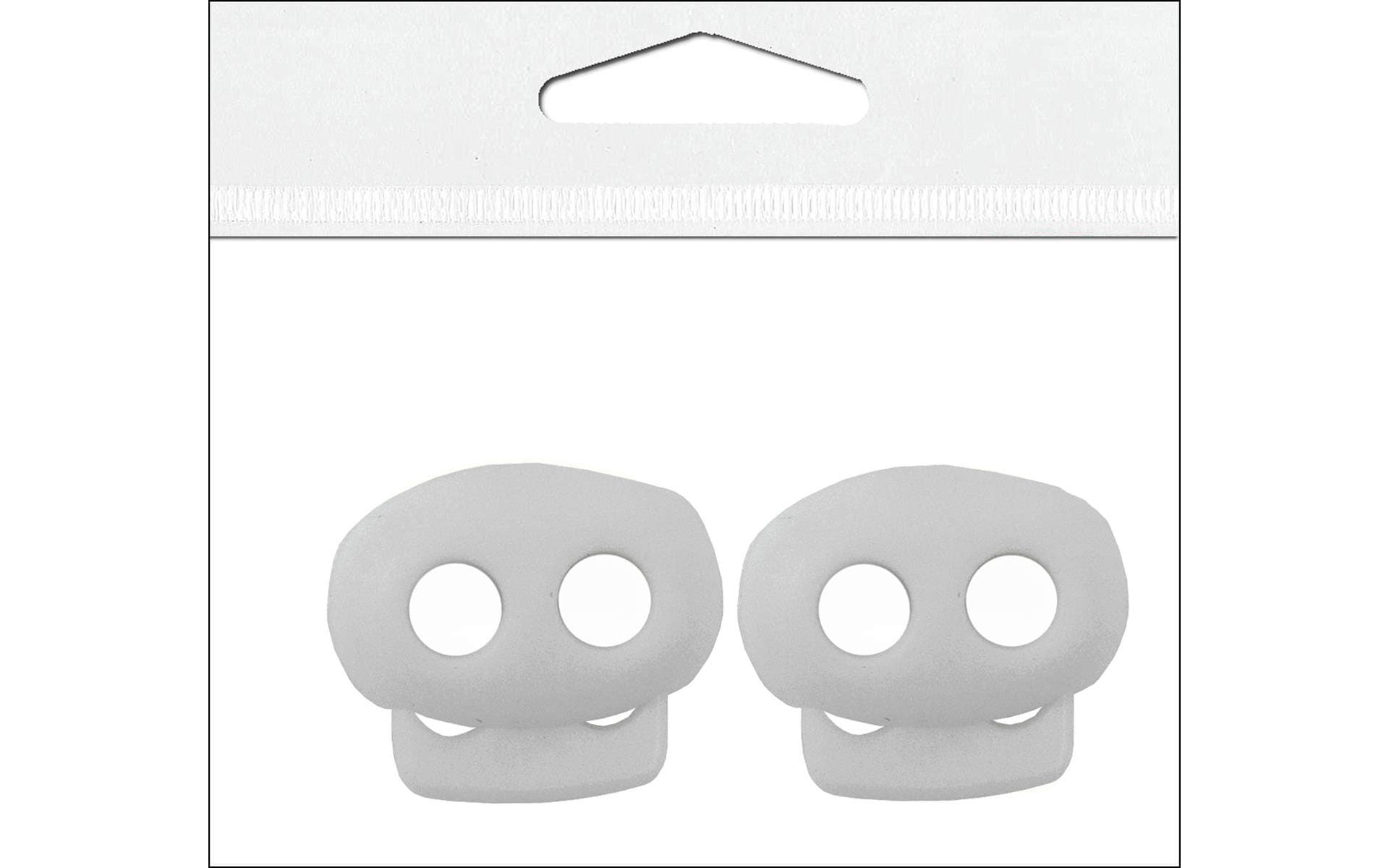 PA Ess Mini Cord Lock 1/8" 2pc White