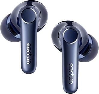 EarFun Air Pro 4 Adaptive Hybrid Noise Canceling Wireless Earbuds, Qualcomm Snapdragon Sound, aptX™ Lossless, 6 Mics AI CVC 8.0 Call, LDAC Hi-Res Audio, 52H Playtime, Bluetooth 5.4, Royal Blue