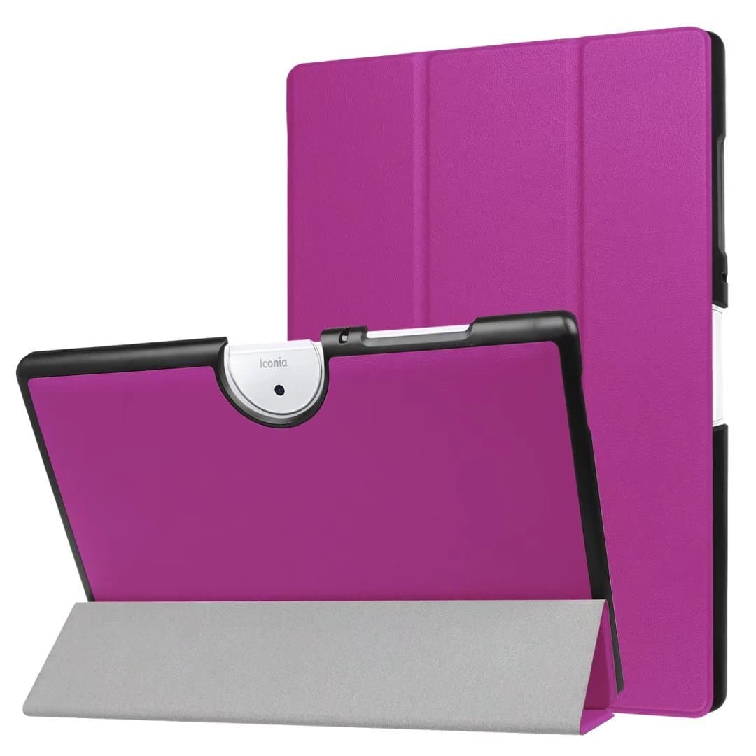 Xinda Acer Iconia One 10 B3-A40 Smart Shell Case - Ultra Slim Lightweight Standing Cover with for Acer Iconia One 10 B3-A40 10.1inch Tablet, (purple)