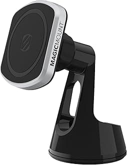 Scosche MP2WD-XTSP MagicMount Pro2 Window/Dash Magnetic Cell Phone Car Mount Kit Compatible with MagSafe, iPhones, Galaxy, Pixel & All Smartphones