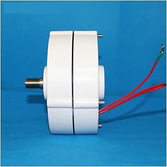 1000W 2000W 3000W 12V 24V 48V Low Speed Permanent Magnet Generator Household Motor DIY Wind Tur-Bine 1KW 2KW 3KW for Home, Farm, RVs, Boats(No Base,Single Shaft_48V_1000W)