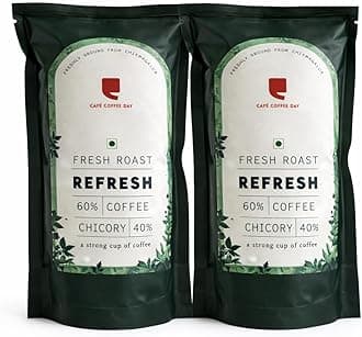 Filter Coffee Powder Refresh 60% Coffee - 40% Chicory) 200 g (Pack of 2)