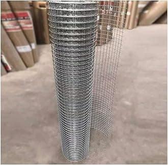 Stainless Steel Welded Wire Mesh 304, 1/2 Inch Mesh Hardware Cloth, Never Rust and Heat Resistant, Chicken Fencing, Poultry Netting, Vegetables Garden Fence (Color : Silver, Size : 0.8x12m)