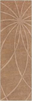 ZARA CARPETS; 'can change the floor ZARACARPETS Solid Plain Hand Made Rugs Runner Size 2 Feet by 6 Feet (2x6 feet)