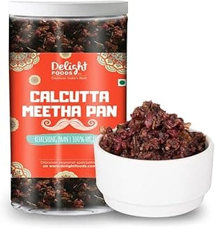 Calcutta Meetha Paan 200g Without Supari |Sweet Paan Hygienically Packed Traditional Mukhwas & Paan - Premium Mouth Freshener
