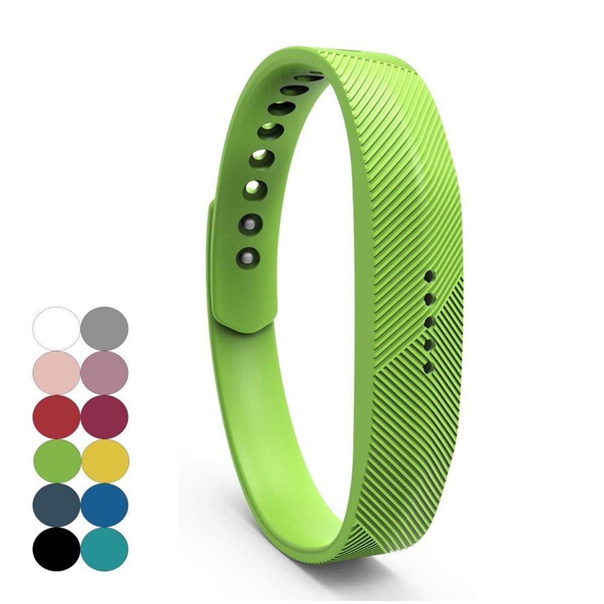 YEFOD Fitbit Flex 2 Strap, Soft Silicone Replacemant Band Accessories Wristband Bracelet with Metal Clasp Wrist Bands Straps for Fitbit Flex 2 Fitness Activity Tracker