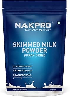 NUTRITION Skimmed Milk Powder | 1Kg | Derived from Cow Milk | 100% Pure & Natural | Sugar Free & No Added Preservatives | NABL Lab tested for Purity