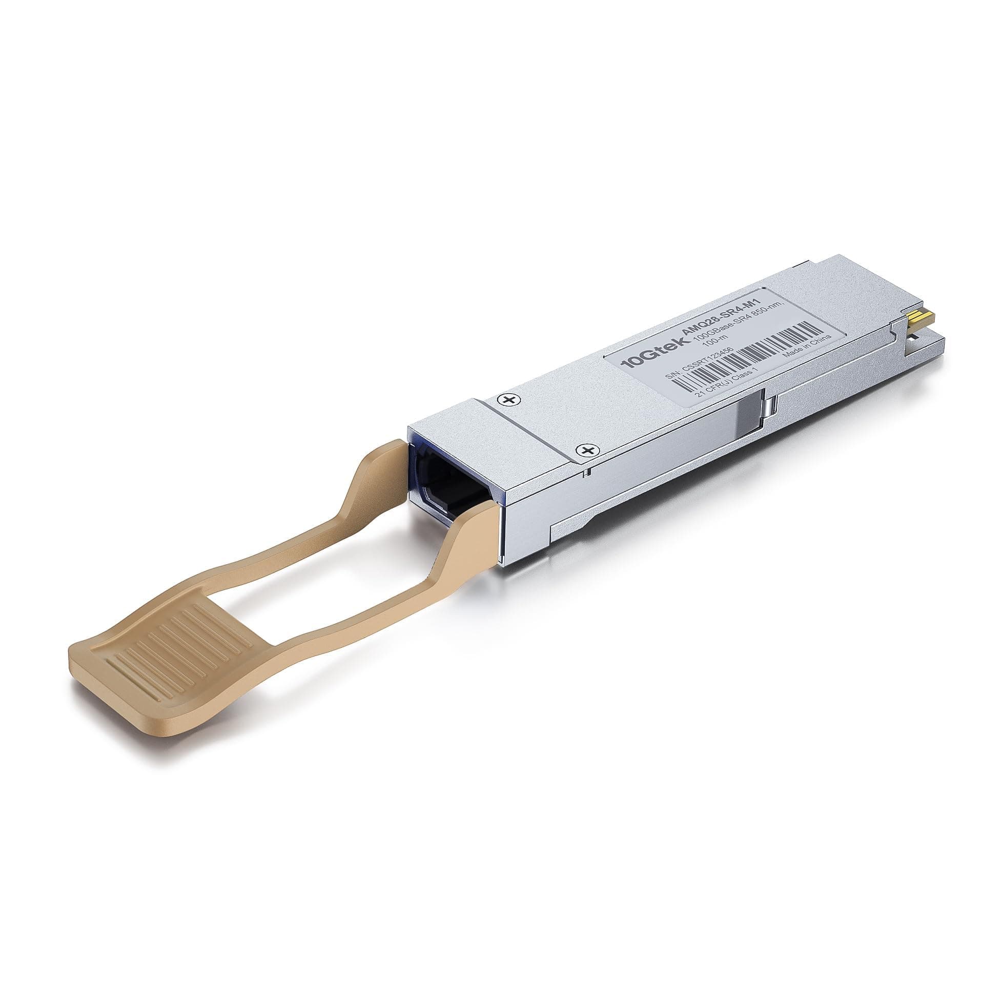 100 Gigabit QSFP28 MPO Multi-Mode Transceiver, 100GBASE-SR4 Module for Cisco QSFP-100G-SR4-S, 850nm, DDM, 100m