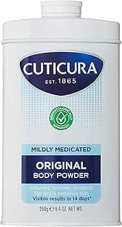 Cuticura Mildly Medicated Talcum Powder / Body Powder 250g | Packaging May Vary