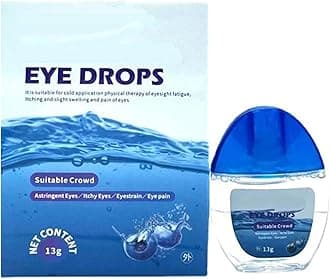 Blueberry Eye Drops for Clear Vision Relieve Fatigue, Anti-Fatigue Eye Drops-Clear Vision Eye Drops, Eye Brightening Drops, Alleviate Eye Fatigue, Clear Eyesight (2pcs)