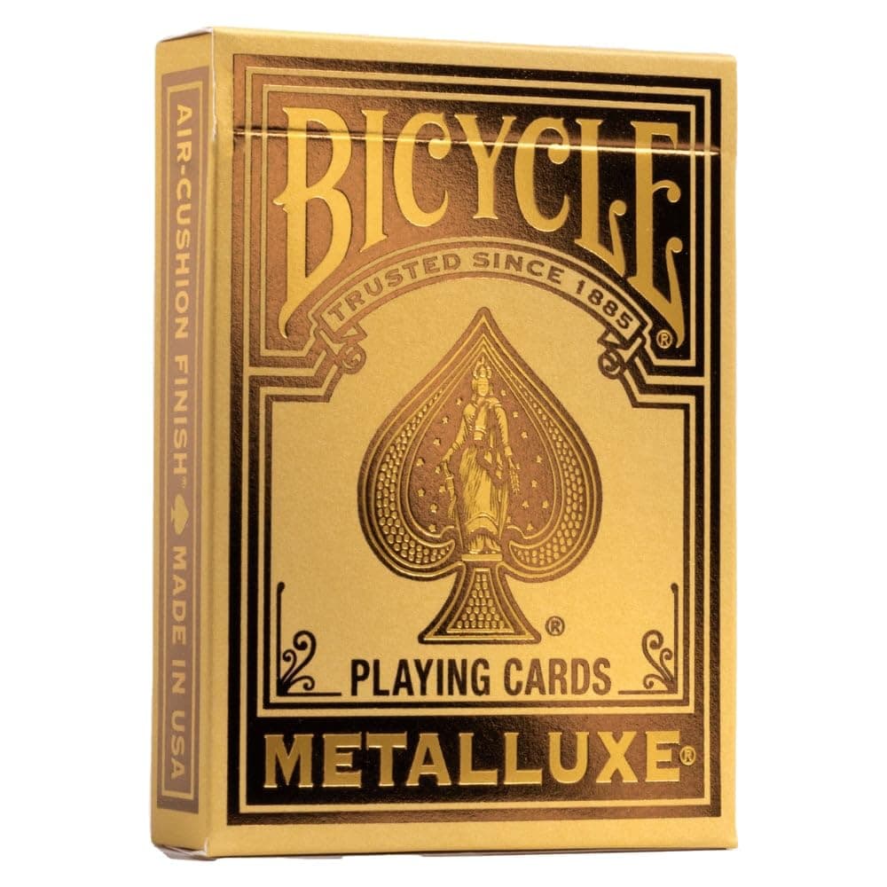Playing Cards: - Metalluxe Gold