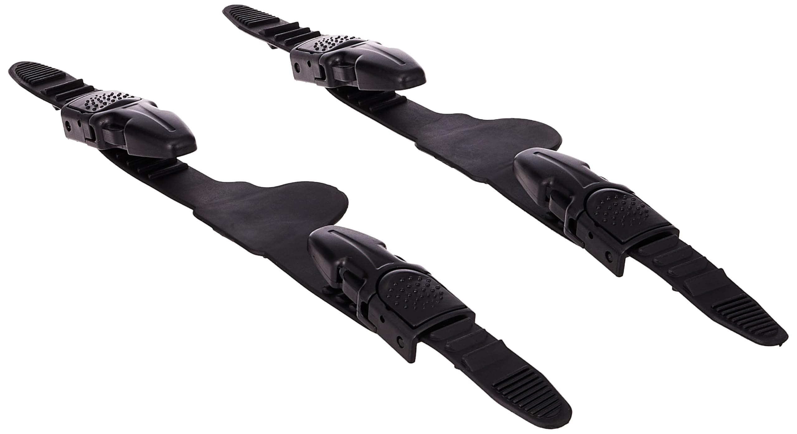 Diving Universal Fin Strap with Quick Release Buckles - Pair, Black