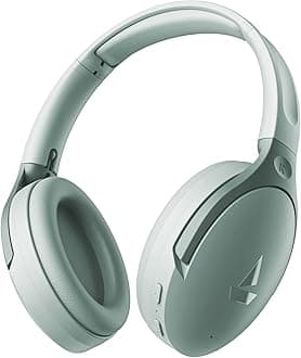 boAt Rockerz 551ANC Hybrid Active Noise Cancellation Headphones with Up to 100H Playtime, ASAP™ Charge, Ambient Sound Mode &Dual EQ Modes, ENx™ Technology(Sage Green)
