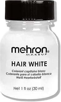 Makeup Hair White with Brush (1 oz)
