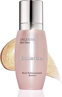 Breast Enhancement Cream - Natural Growth Serum - Tighten Firm & Lift Bust - Enlargement Augmentation Lotion Concentrate - QuadraPLUMP, Volufiline,12+ Lab Proven Actives - BOUSTISE 80ml