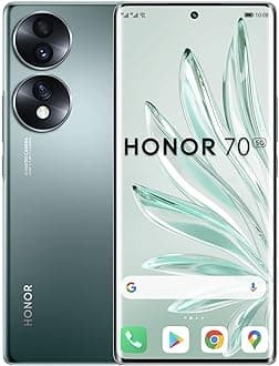 HONOR 70 Mobile Phone 5G SIM Free Unlocked 8+128GB Smartphone with 54 MP Triple Rear Camera, 120Hz 6.67 Inch OLED Curved Screen, Android 12, 4800mAh (2 Year Warranty)