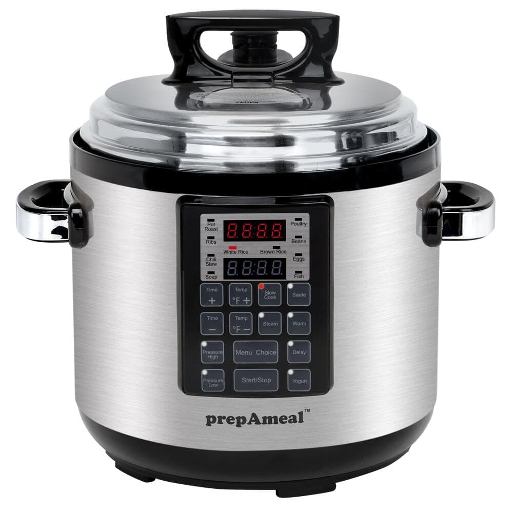 9-in-1 Electric Pressure Cooker 6QT Multi-Functional Programmable Non-Stick Pot, Slow Cooker, Rice, Steamer, Sauté, Yogurt Maker, Warmer, 6 Quart