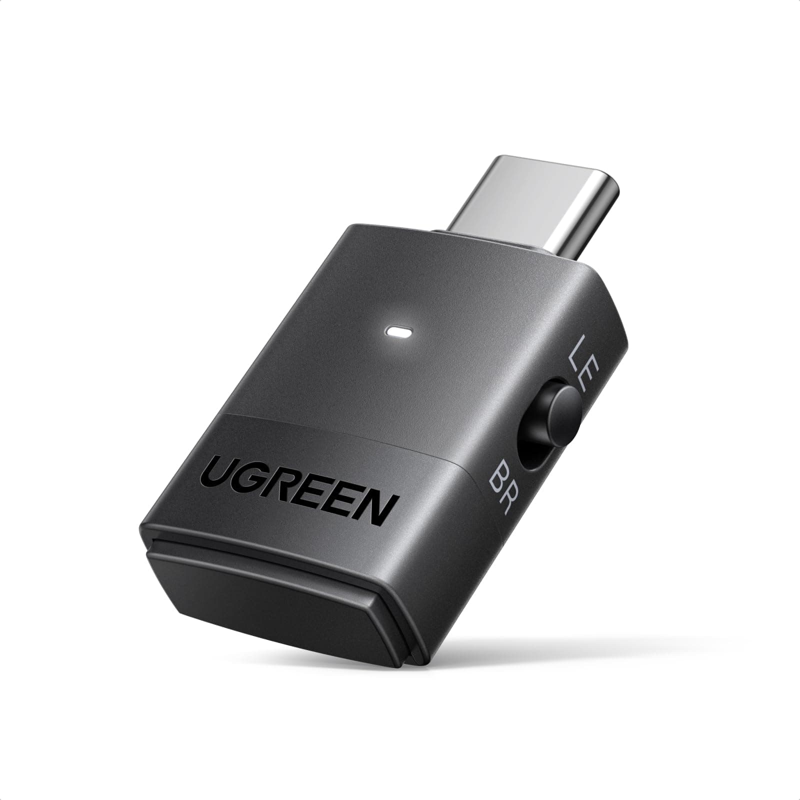 UGREEN USB-C Bluetooth Adapter for PS5, Gaming Consoles & PC, Bluetooth 6.0 Transmitter with LE Audio, aptX Adaptive/HD/aptX/SBC, Dual Pairing & One-to-Many Broadcast for Wireless Headphones Speakers